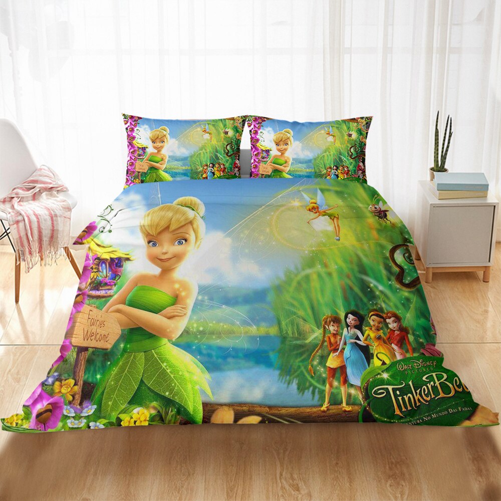 Capa De Edredon Tinker Bell E Seus Amigos