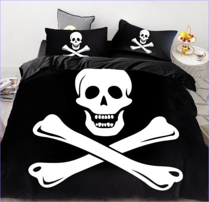 Capa De Edredon Bandeira Pirata