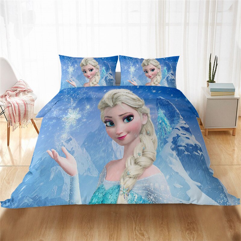 Elsa Na Capa De Edredon Da Montanha