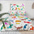 Capa De Edredom Infantil Gatos Coloridos