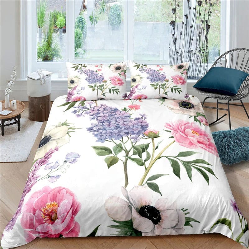 Capa De Edredom Floral Vintage