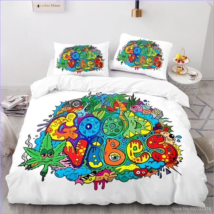 Capa De Edredom Graffiti Good Vibes