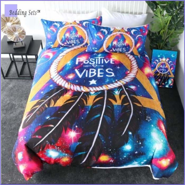 Capa De Edredom Hippie Ondas Positivas