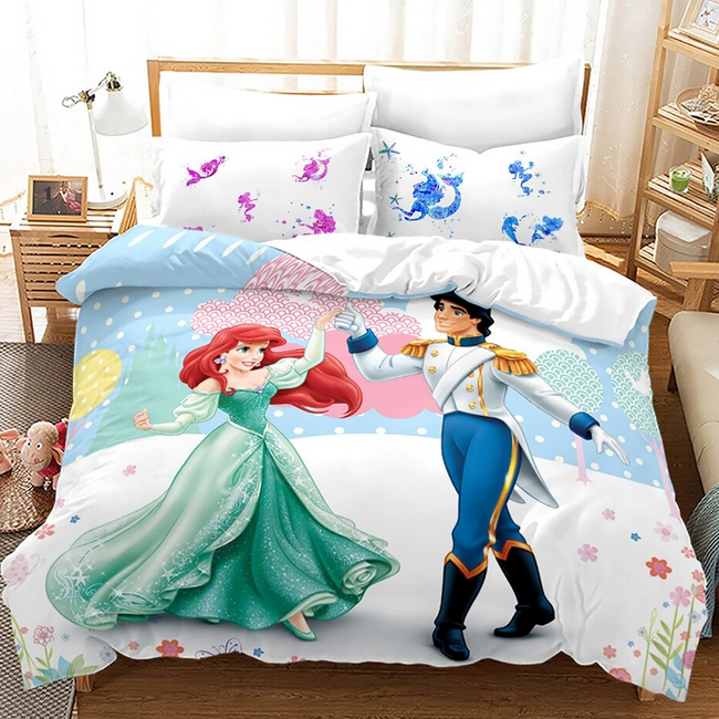 Capa De Edredom A Pequena Sereia E O Príncipe