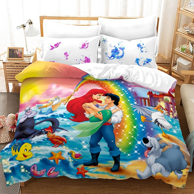 Capa De Edredom Final Feliz Da Pequena Sereia