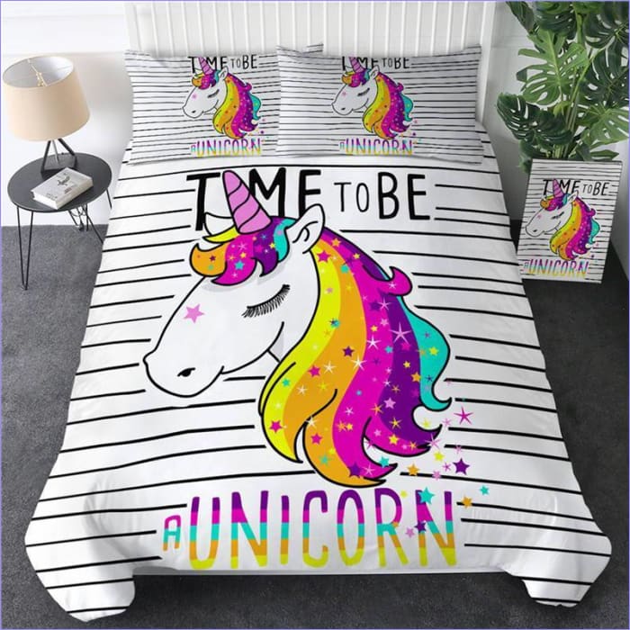 Capa De Edredom Time To Be Unicorn