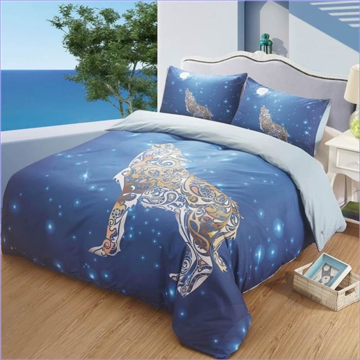 Capa De Edredom De Lobo Arabesco