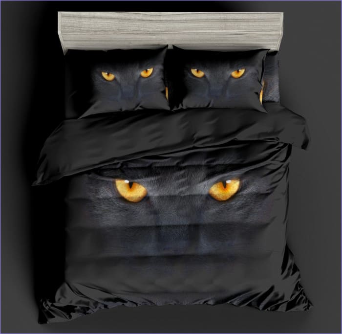 Capa De Edredom Lobo No Escuro