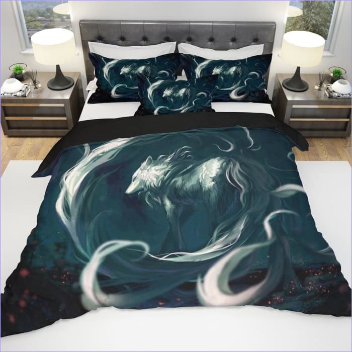 Capa De Edredom Lobo Da Neve