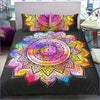 Capa De Edredom Mandala Multicolorida