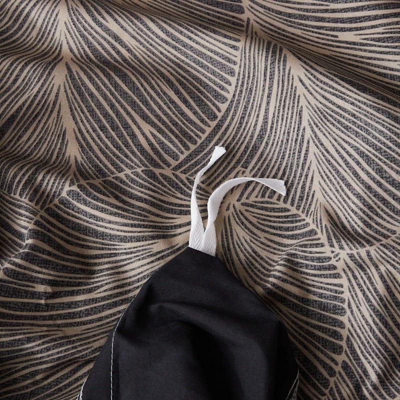 Capa De Edredom Marrom Escuro