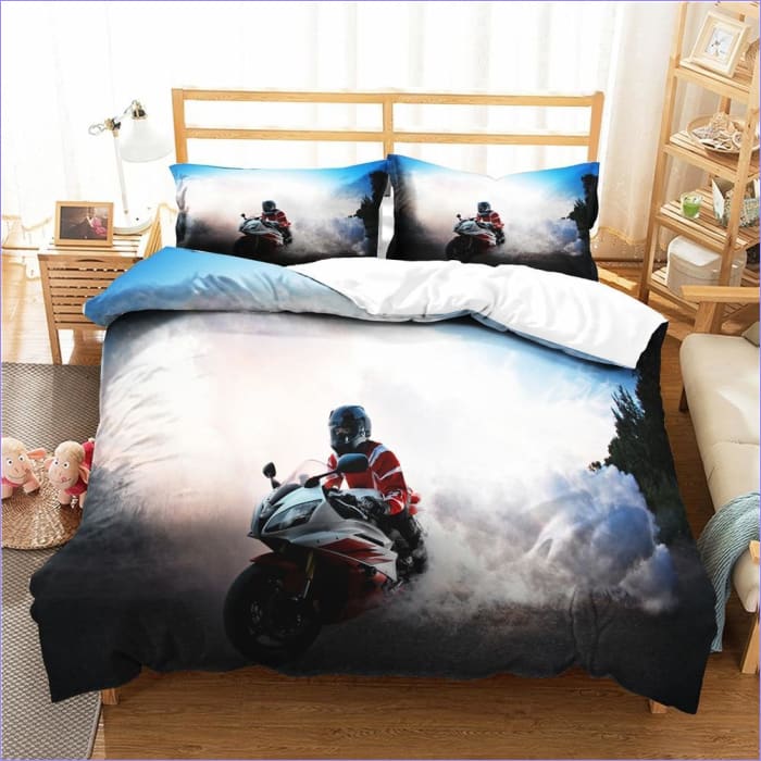 Capa De Edredom Moto Burn