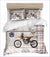 Capa De Edredom Vintage Moto Cross