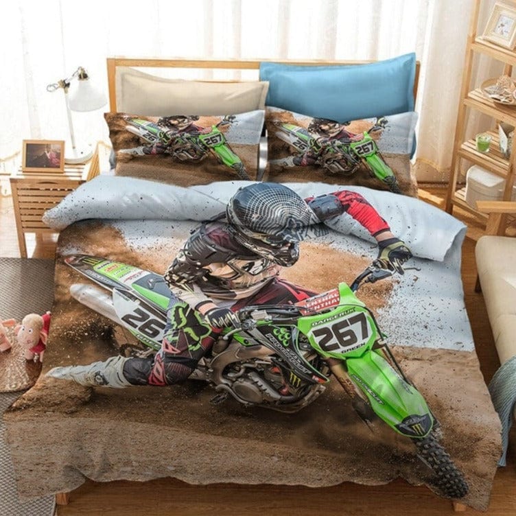 Capa De Edredom Para Motocicleta Kawasaki