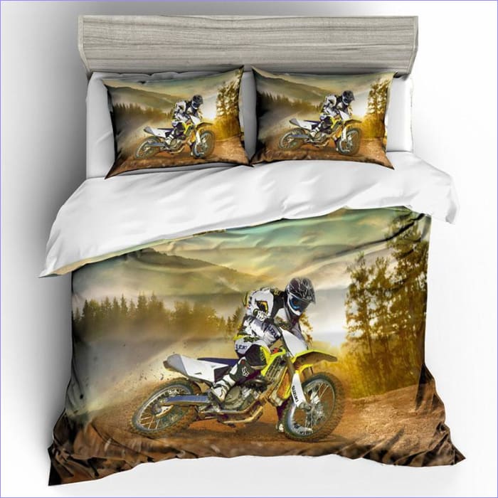 Capa De Edredom Forest Motocross