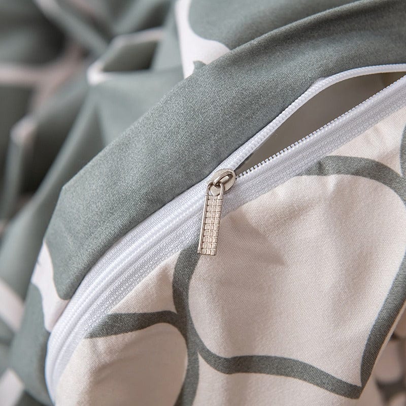 Capa De Edredon Cinza Oriental