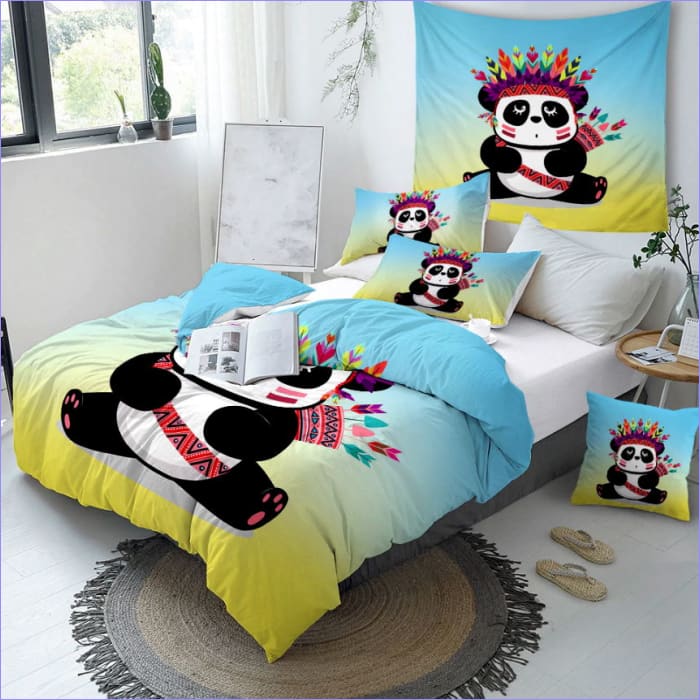 Capa De Edredon De Panda Indiano
