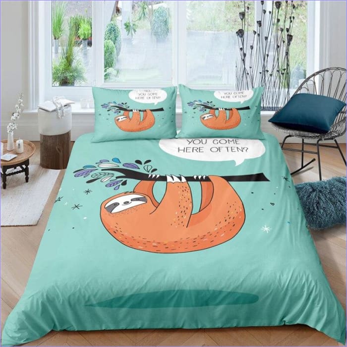 Capa De Edredom Preguiça