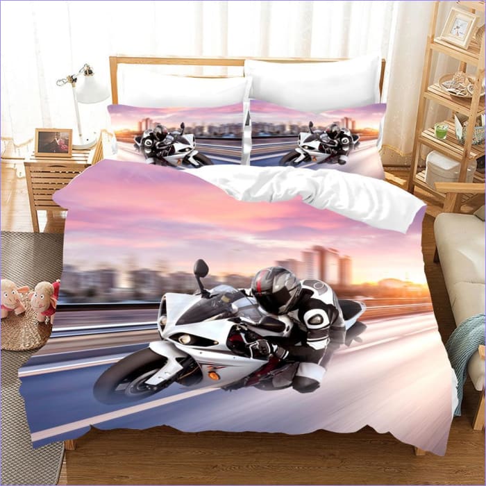 Capa De Edredom Para Motociclista De Corrida