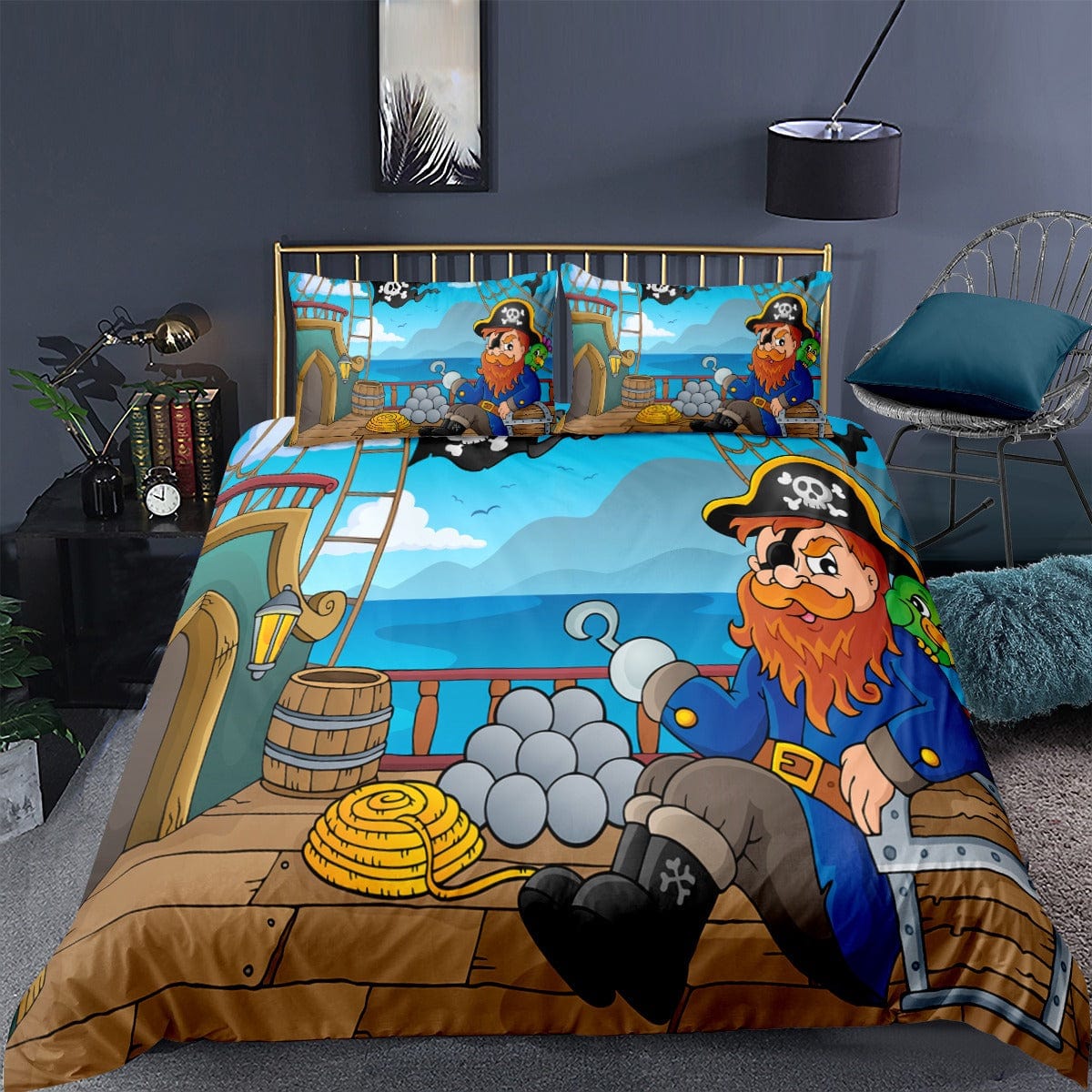 Capa De Edredom Pirata