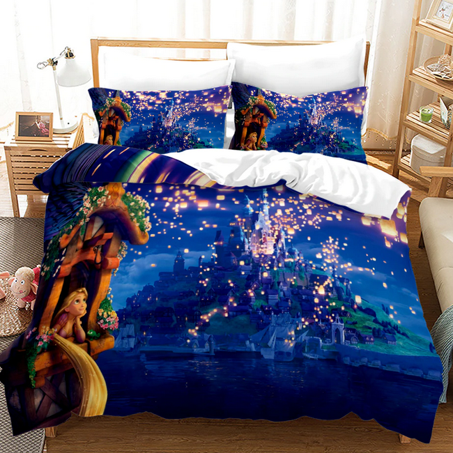 Capa De Edredom Castelo Rapunzel