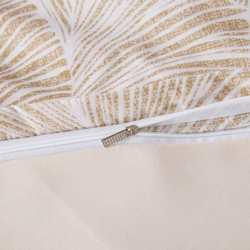 Capa De Edredom Escandinava Bege