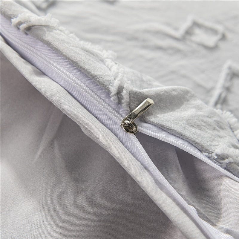 Capa De Edredom Escandinava Cinza