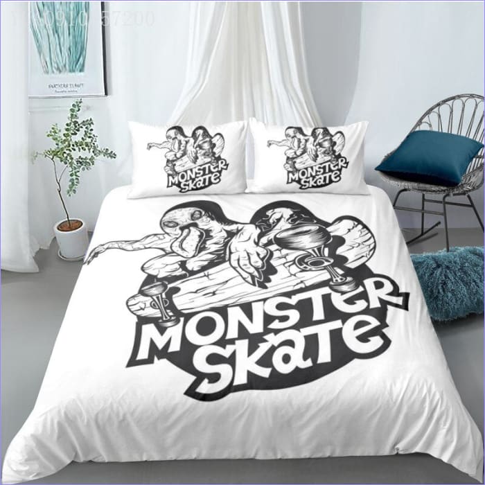 Capa De Edredon Monstro Skate