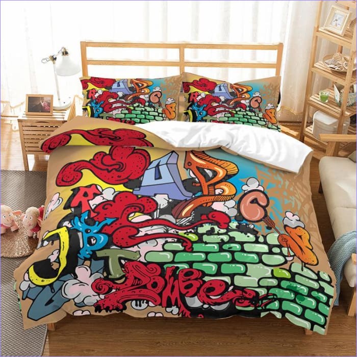 Capa De Edredom Tag Graffiti