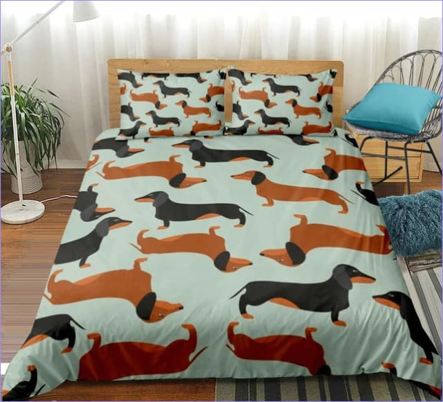 Capa De Edredon Crazy Dachshund