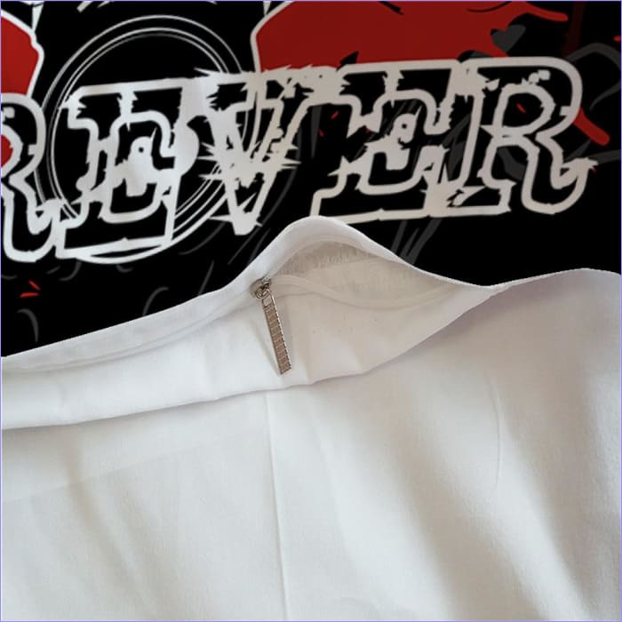 Capa De Edredom De Caveira De Motociclista