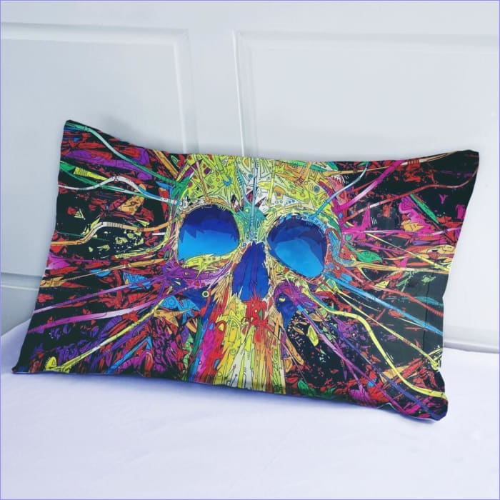 Explosão De Cores Capa De Edredom Caveira