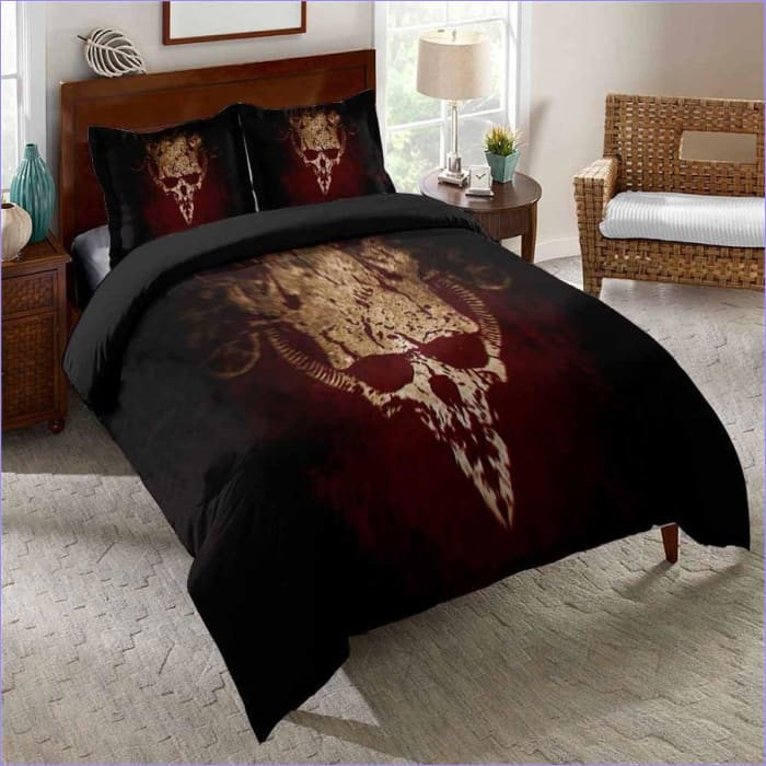 Capa De Edredom De Caveira Fantasma