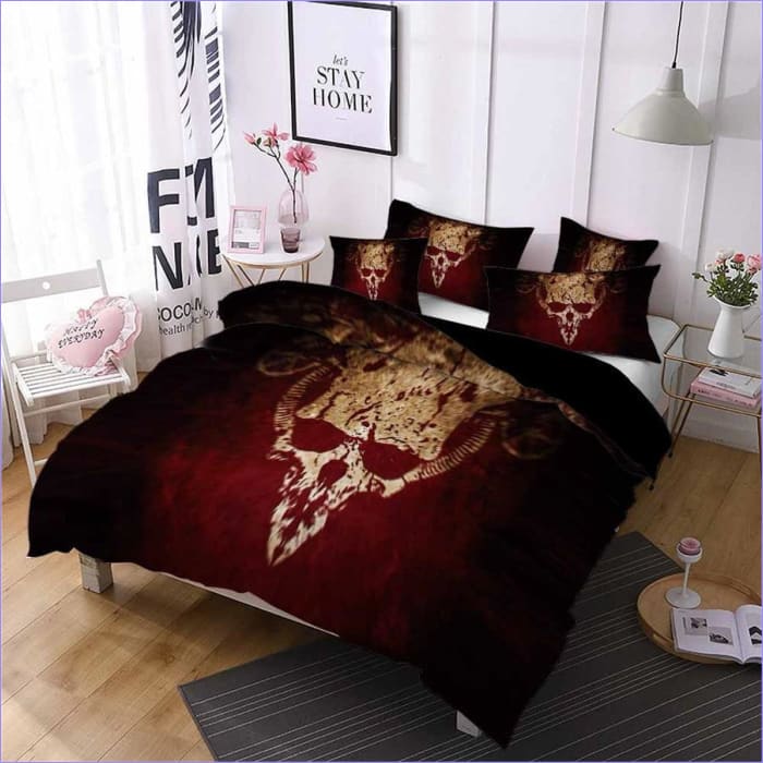 Capa De Edredom De Caveira Fantasma