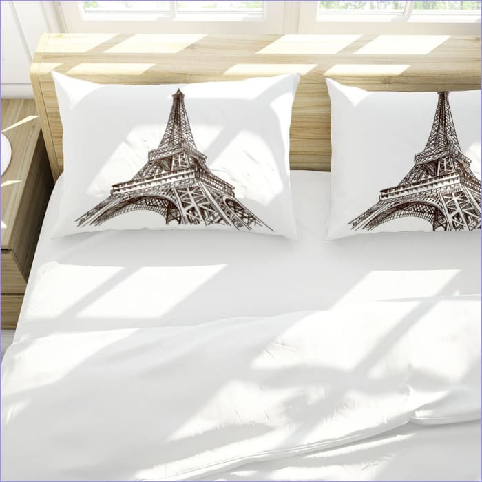 Capa De Edredom Torre Eiffel 1 Pessoa