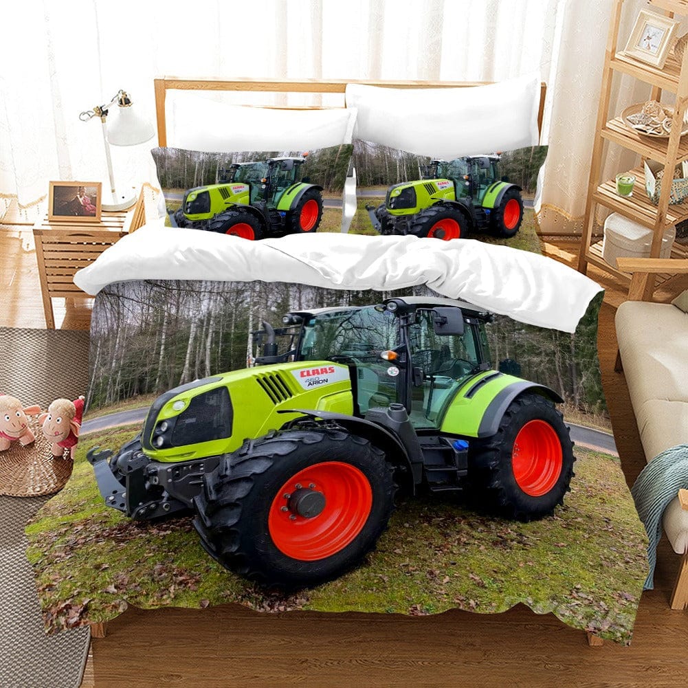 Capa De Edredom Claas Green Tractor