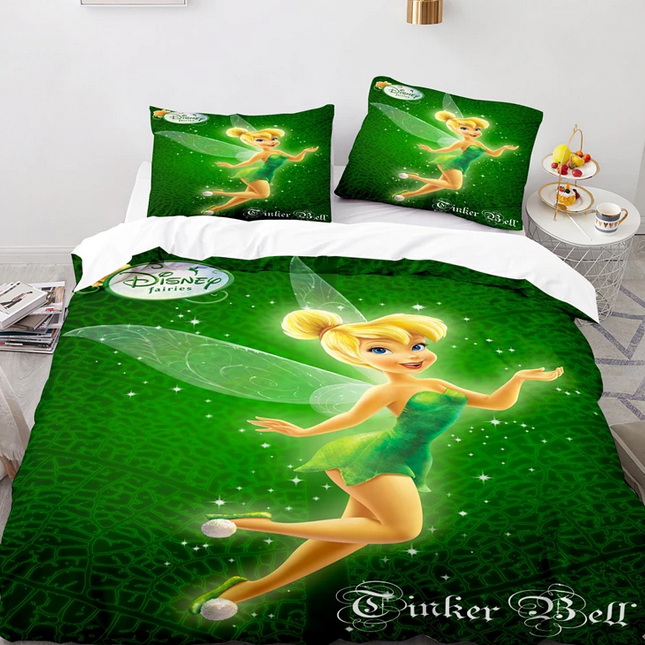 Capa De Edredon Verde Tinker Bell Fly