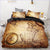 Capa De Edredon Mapa-Múndi Vintage