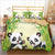 Capa De Edredom Panda E Bambu Para Bebê