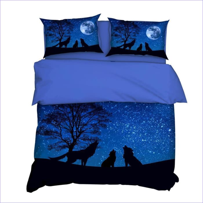 Capas De Edredon Lobos Da Lua Cheia