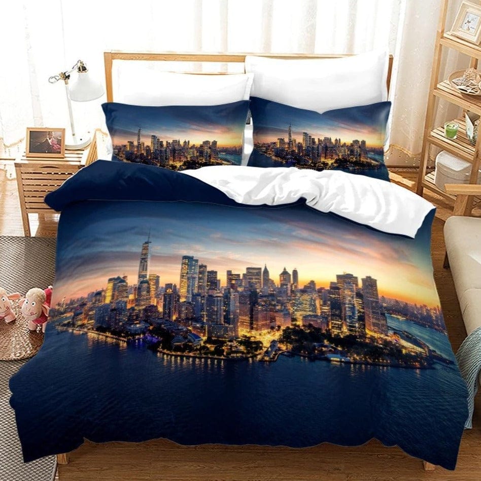 Conjunto De Capa De Edredom 200 X 200 Nova York