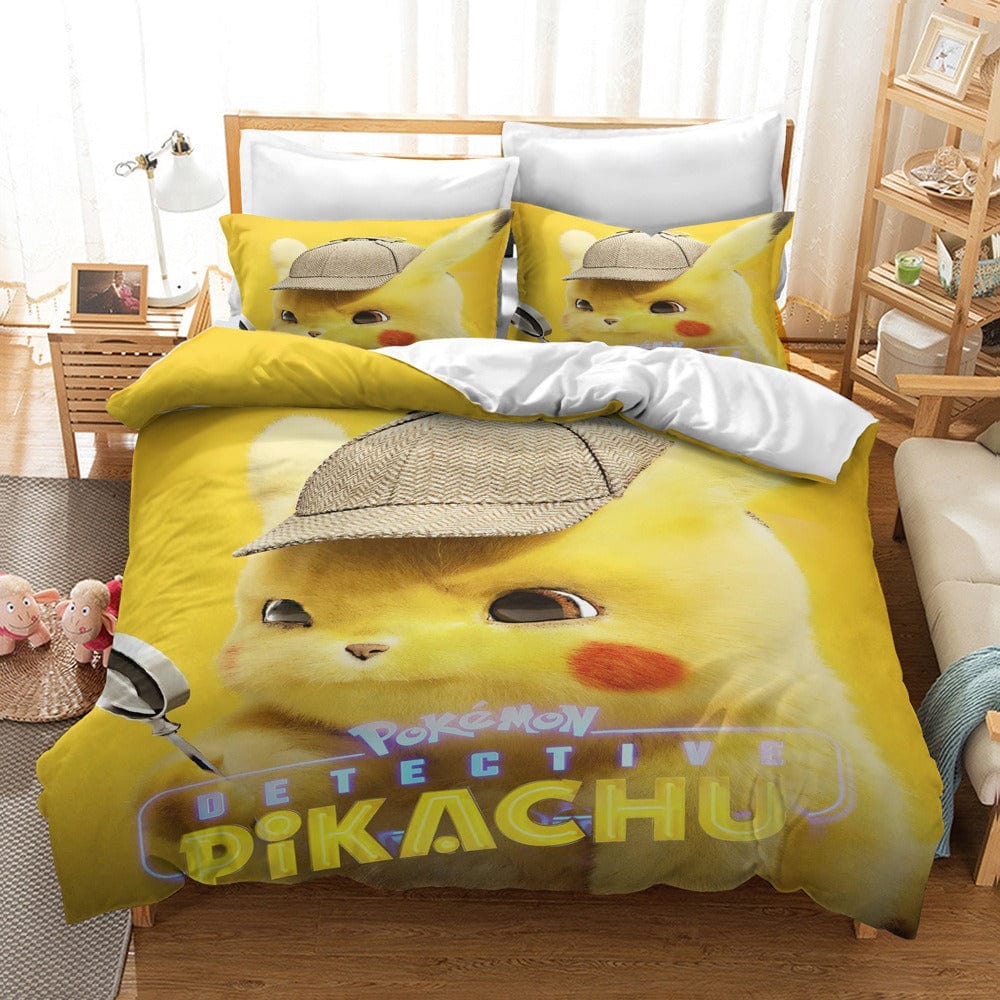 Jogo De Cama De Casal Pikachu