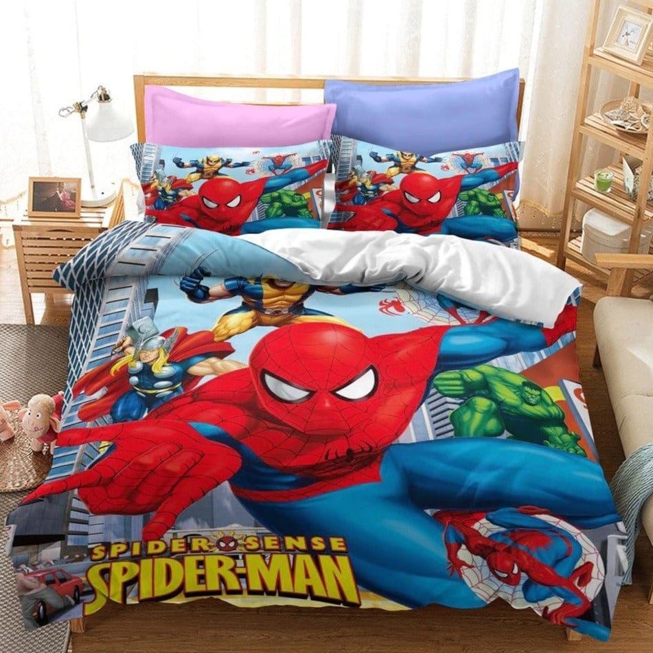 Conjunto De Cama Infantil Do Homem-Aranha