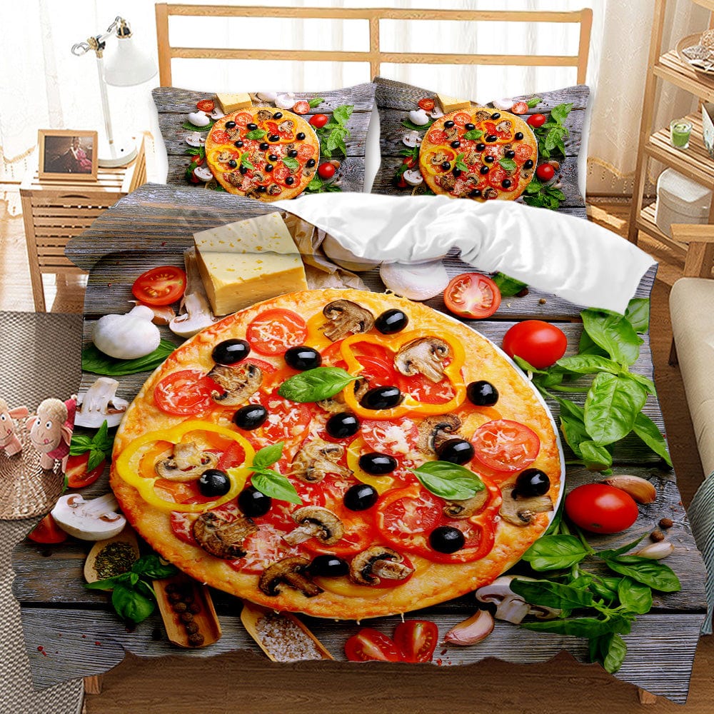Jogo De Cama Para Pizza