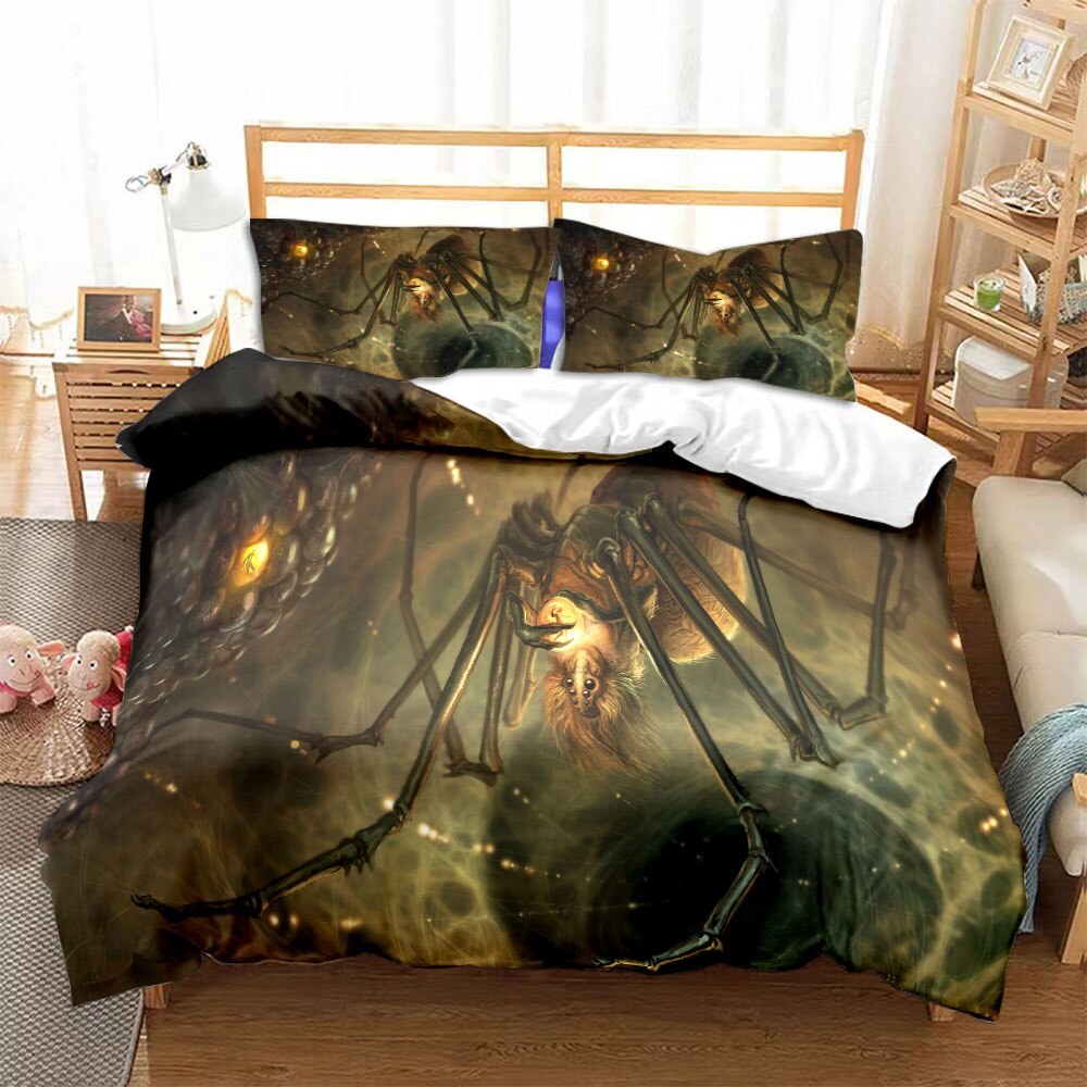 Aranha Lite No Adorno Da Floresta