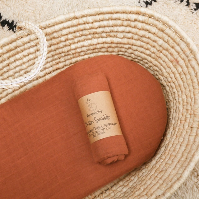 Cobertor De Bebê Marrom