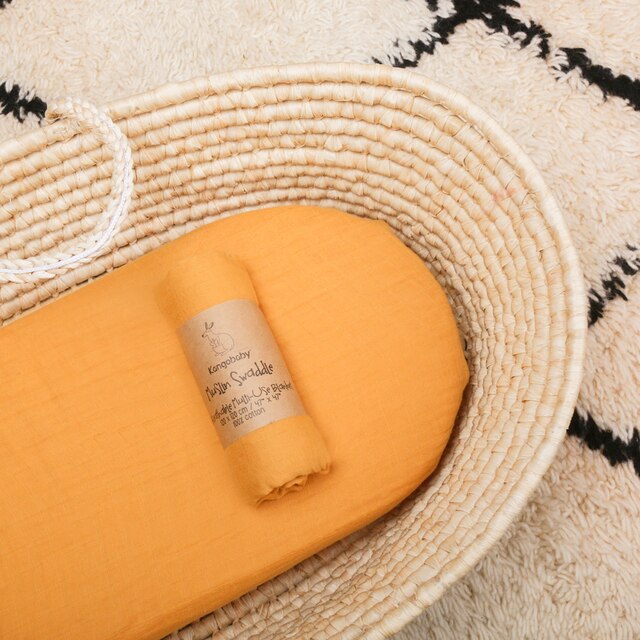 Cobertor De Bebê Laranja